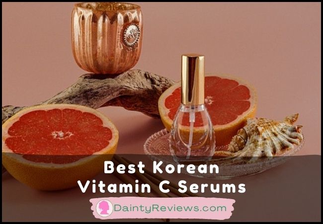 Best Korean Vitamin C Serums with fresh oranges